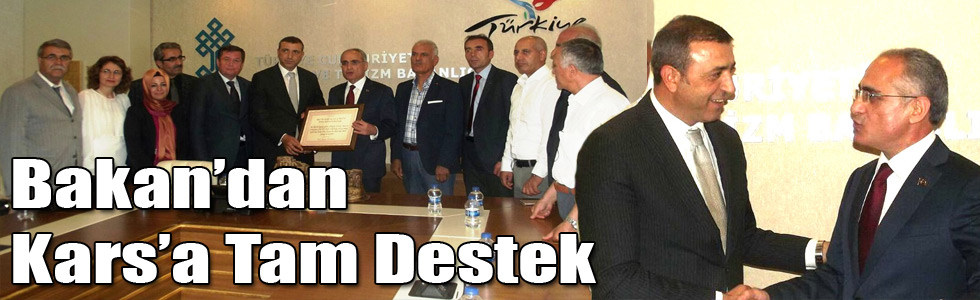 Bakan’dan  Kars’a Tam Destek