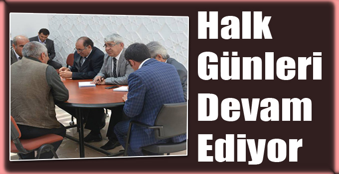Halk Günleri Devam Ediyor
