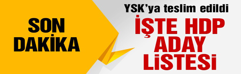 HDP Kars Milletvekili Adayları Belli Oldu