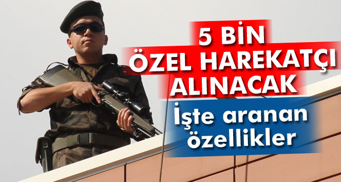 Özel Harekat Polisliği İçin 5 Bin Öğrenci Alınacak