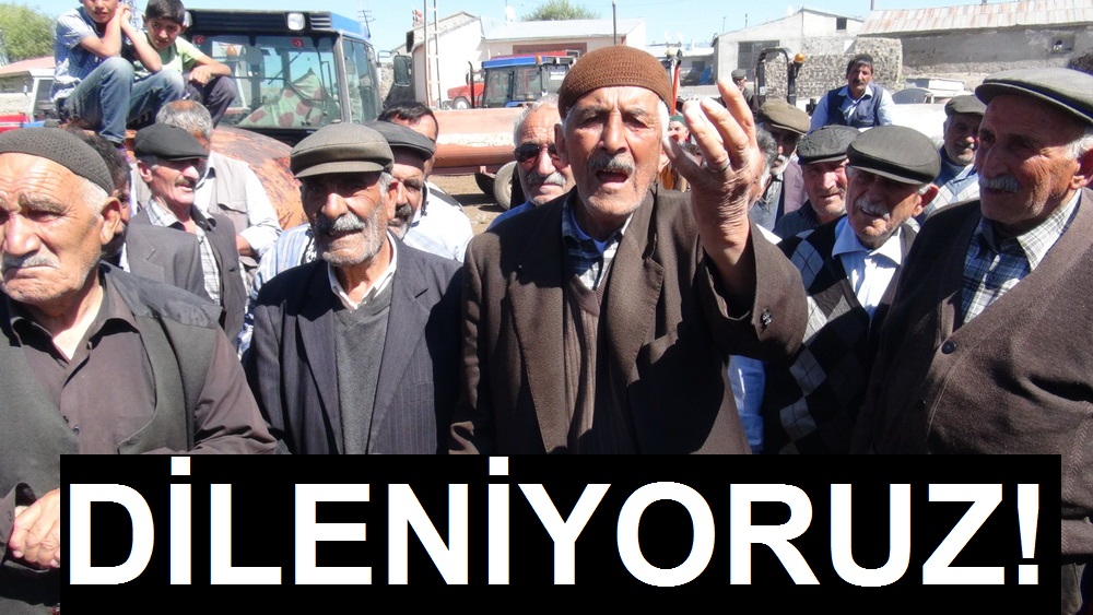 Susuz Bayrama Giren Köylüler, Adeta Su Dileniyorlar!