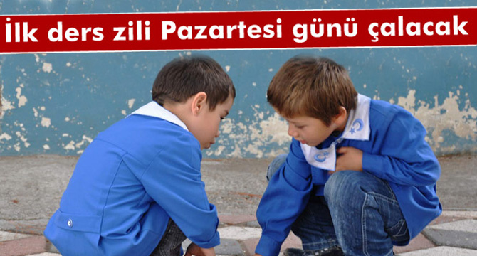 Okullar Pazartesi Günü Açılıyor