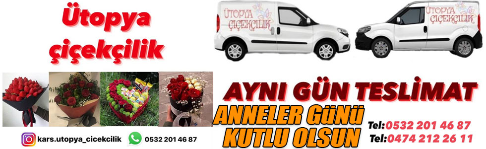 Kars Ütopya Çiçekçilik anneler gününü kutladı