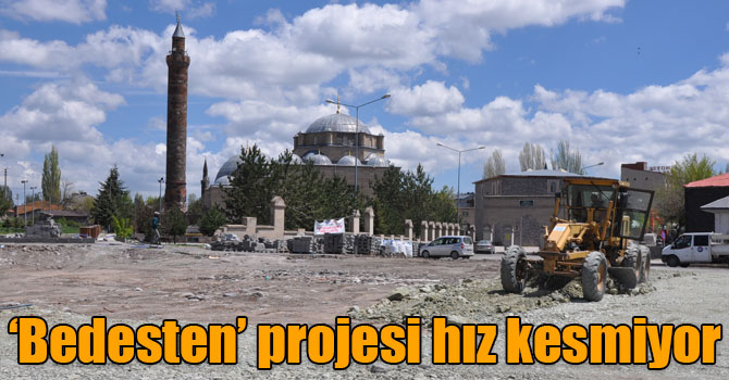 Kars’ta ‘Bedesten’ projesi hız kesmiyor