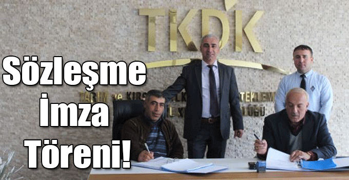 TKDK'da Sözleşme İmza Töreni!