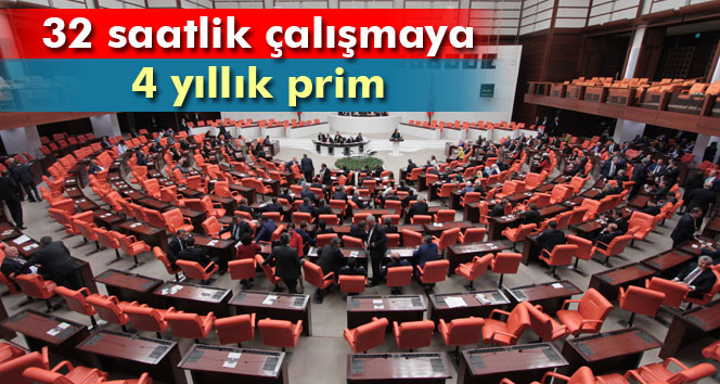 32 Saatlik Çalışmaya 4 Yıllık Prim Ödemesi