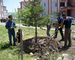 Polislerden çevreci organizasyon