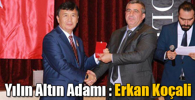 Erkan Koçali'ye 'Altın Adam' Ödülü!