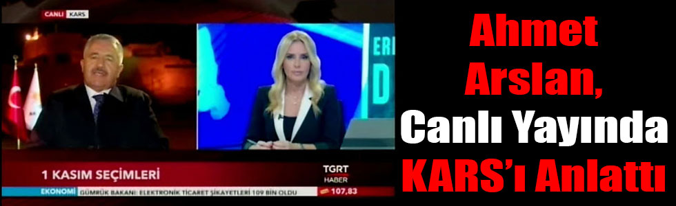 AK Parti Kars Milletvekili Adayı Ahmet Arslan, TGRT Ana Haber'in Canlı Yayın Konuğu Oldu