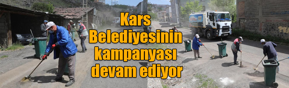 Kars Belediyesinin kampanyası devam ediyor