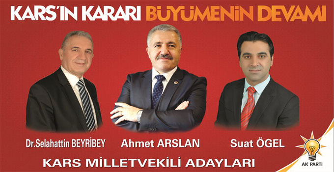 AK Parti Kars Adaylarının 29 Ekim Cumhuriyet Bayramı Mesajı