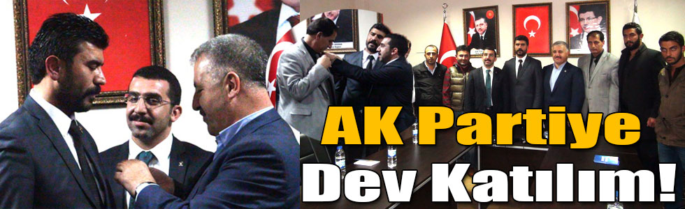 AK Partiye Dev Katılım!