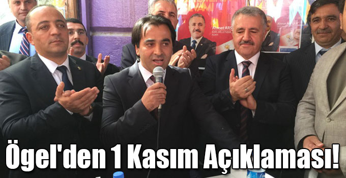 Suat Ögel'den 1 Kasım Açıklaması!