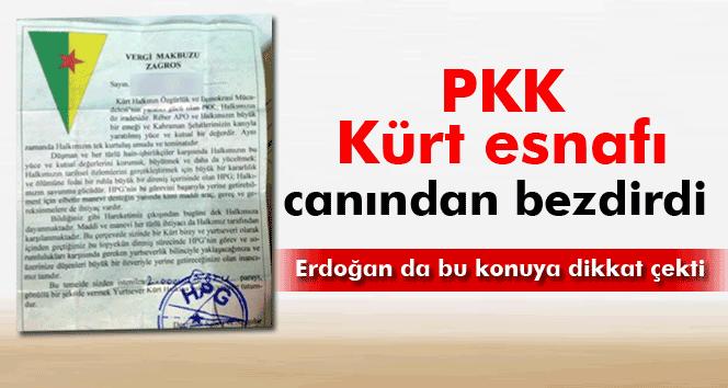 PKK’nın Haraç Makbuzu Kürt Esnafını Canından Bezdirdi