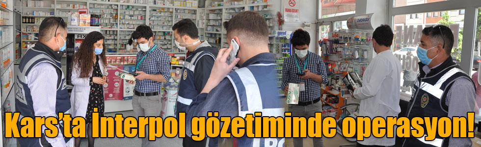 Kars’ta İnterpol gözetiminde operasyon!