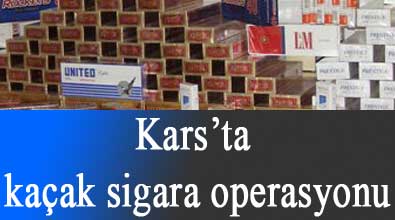kaçak sigara operasyonu