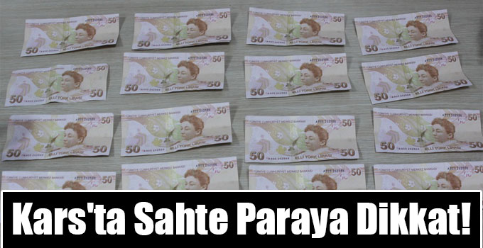 Kars'ta Sahte Para Yakalandı!