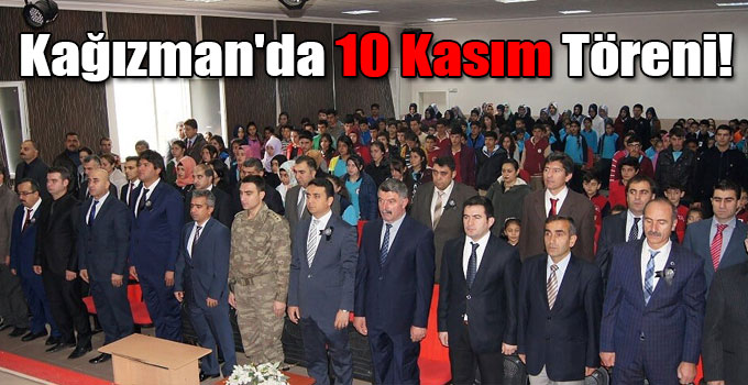 Kağızman'da 10 Kasım Töreni!