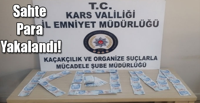 Kars'ta Sahte Para Yakalandı!