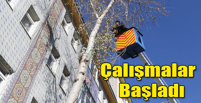 Kars Belediyesi Park ve Bahçeler Müdürlüğü Çalışmalara Başladı