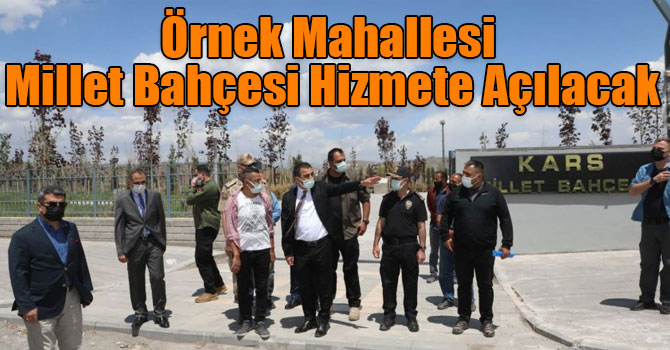 Örnek Mahallesi Millet Bahçesi Hizmete Açılacak