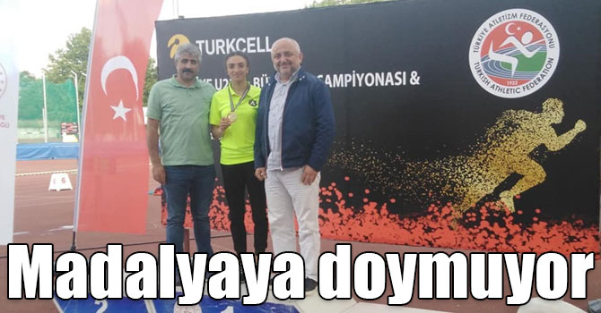 Karslı Milli atlet madalyaya doymuyor