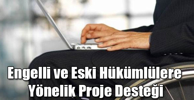 Engelli ve Eski Hükümlülere Yönelik Proje Desteği