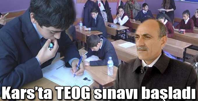 Kars’ta TEOG sınavı başladı