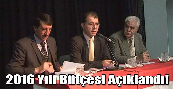 2016 Bütçesi 5 Milyon TL!