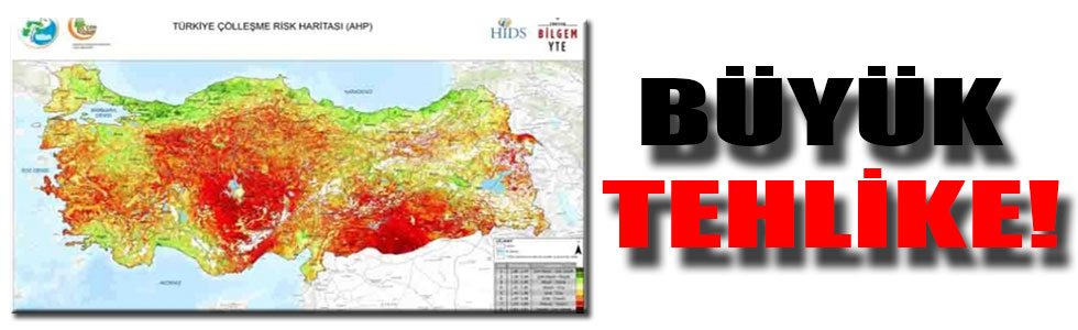 Türkiye’nin Çölleşme Risk Haritası Oluşturuldu