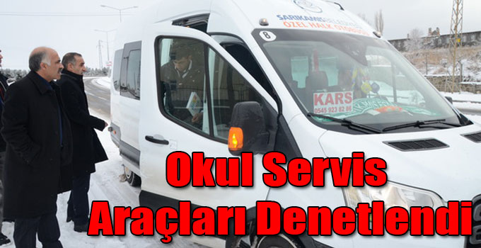 Okul Servis Araçları Denetlendi