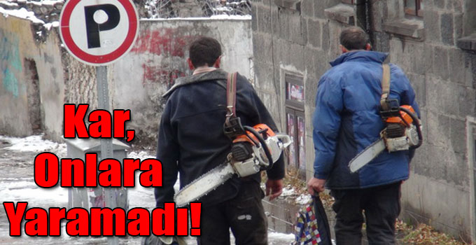 Kar, Onlara Yaramadı!