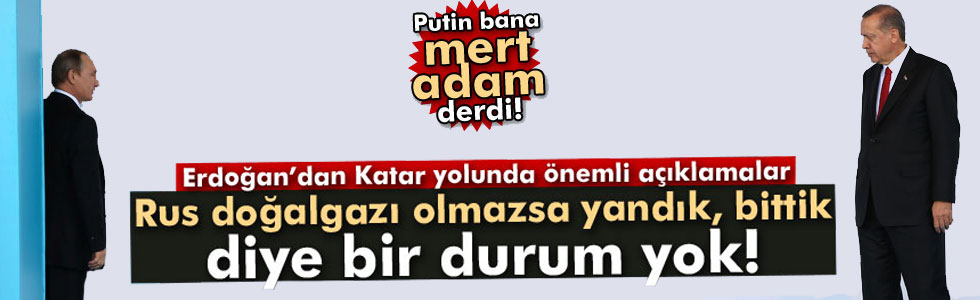 Erdoğan: 'Rus Doğalgazı Olmazsa Yandık, Bittik' Diye Bir Durum Yok'