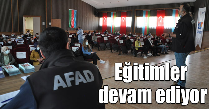 AFAD’IN Afet farkındalık eğitimleri devam ediyor