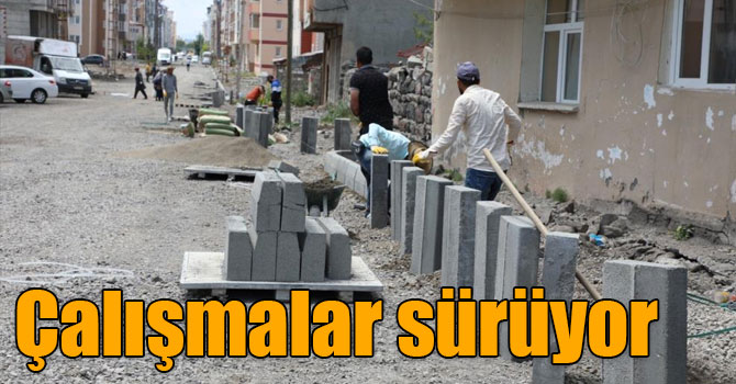 Belediye yol çalışmalarını sürdürüyor