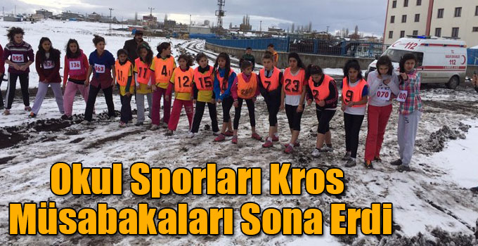 Okul Sporları Kros Müsabakaları Sona Erdi