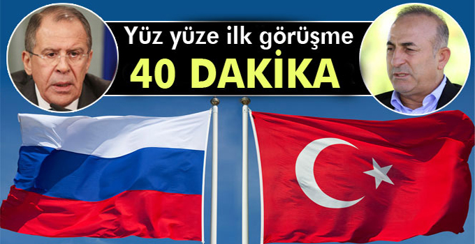 Çavuşoğlu-Lavrov Görüşmesi Sona Erdi