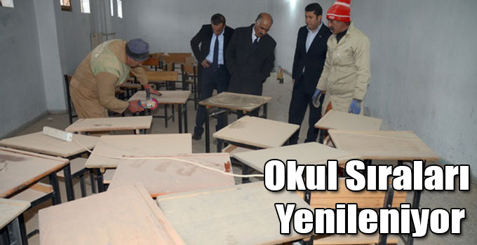 Sarıkamış’ta Okul Sıraları Yenileniyor