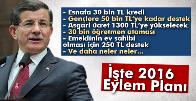 Başbakan Davutoğlu, 64. Hükümet Eylem Planını Açıkladı