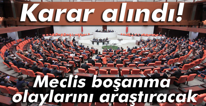 Meclis Boşanma Olaylarını Araştıracak