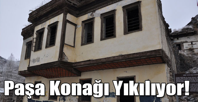 Tarihi Ahmet Tevfik Paşa Konağı Yıkılıyor!