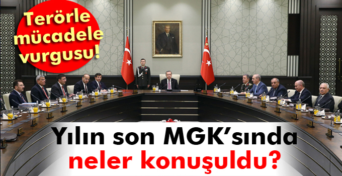 MGK Sonrası Açıklama