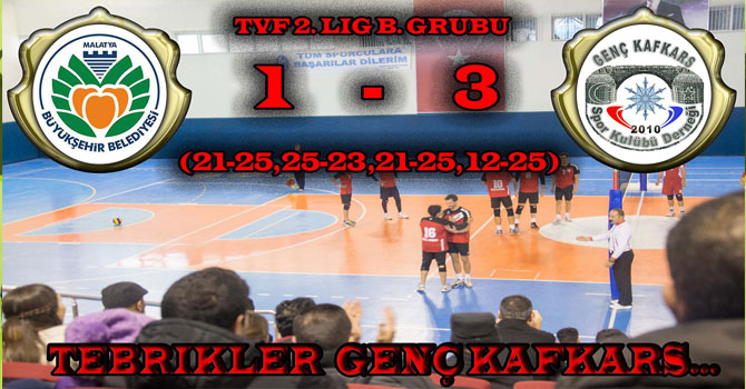 Kafkars Kartalları Malatya’dan Galibiyetle Döndü