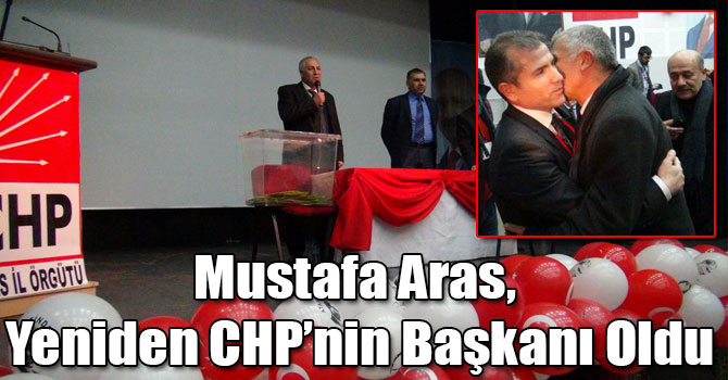 Mustafa Aras, Yeniden CHP’nin Başkanı Oldu