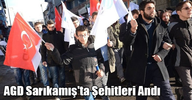 AGD Sarıkamış'ta Şehitleri Andı