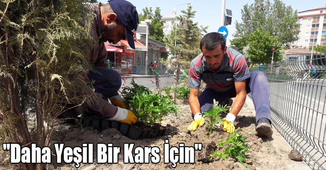 "Daha Yeşil Bir Kars İçin" çalışmalar sürüyor