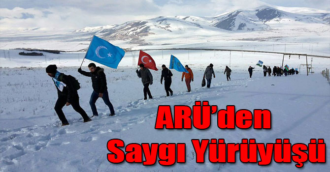 ARÜ Tarih Topluluğu "Sarıkamış Şehitlerine Saygı Yürüyüşü" Düzenledi