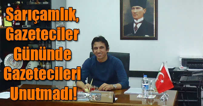 Çimento Müdürü Yasin Sarıçamlık, Gazeteciler Gününde Gazetecileri Unutmadı!