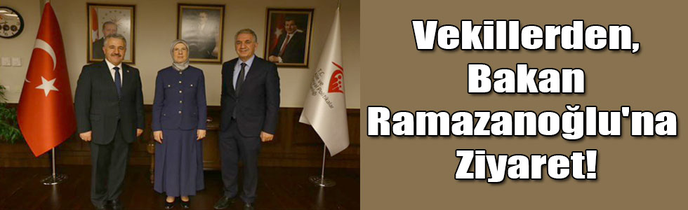 Vekil Arslan ve Beyribey'den, Bakan Ramazanoğlu'na Ziyaret!