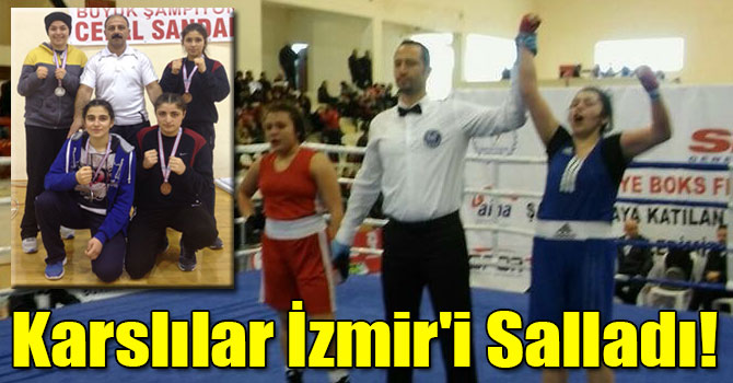 Karslı Bayan Boksörler İzmir'i Salladı!